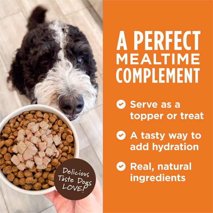 Instinct Healthy Cravings Toppers Real Salmon Recipe dog 3 oz. product benefits and recipe information