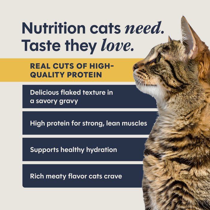 Instinct Split Cups Flaked Chicken Entrée cat 2.64 oz. product benefits and recipe information