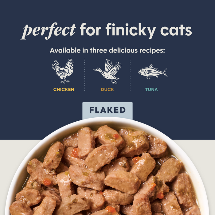 Instinct Split Cups Flaked Tuna Entrée cat 2.64 oz. product benefits and recipe information