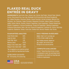 Instinct Split Cups Flaked Duck Entrée cat 2.64 oz. ingredients, nutrition and feeding label