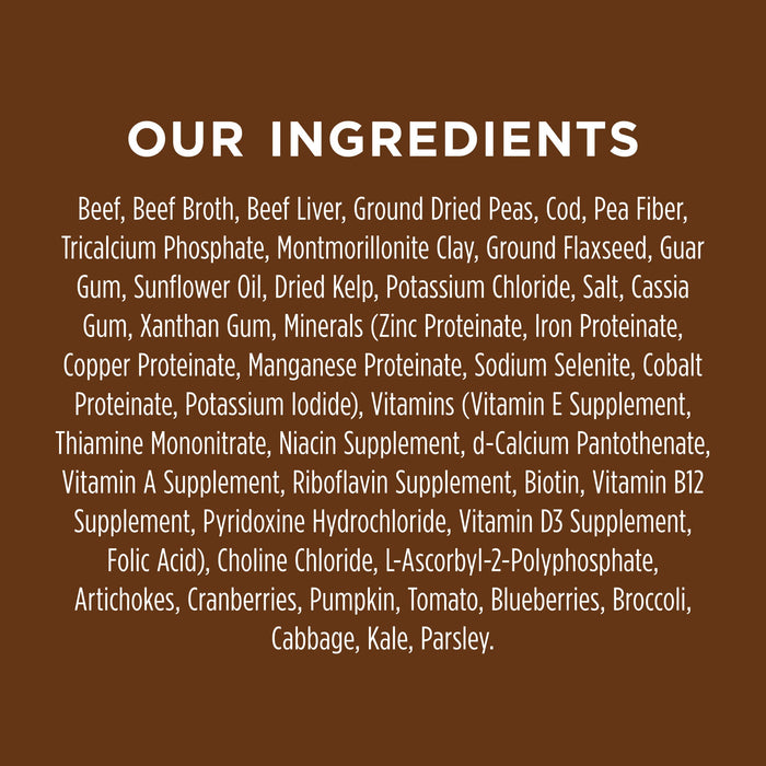 Instinct Original Wet Food for Small Breed Dogs Real Beef Recipe dog 5.5 oz. product benefits and recipe information