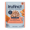Instinct Healthy Cravings Toppers Real Salmon Recipe cat 3 oz. front package
