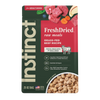 Instinct FreshDried Raw Meals Grass-Fed Beef Recipe dog 25 oz. front package