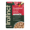 Instinct FreshDried Raw Meals Grass-Fed Beef Recipe dog 14 oz. front package