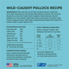 Instinct FreshDried Raw Meals Wild-Caught Pollock Recipe dog 14 oz. ingredients, nutrition and feeding label