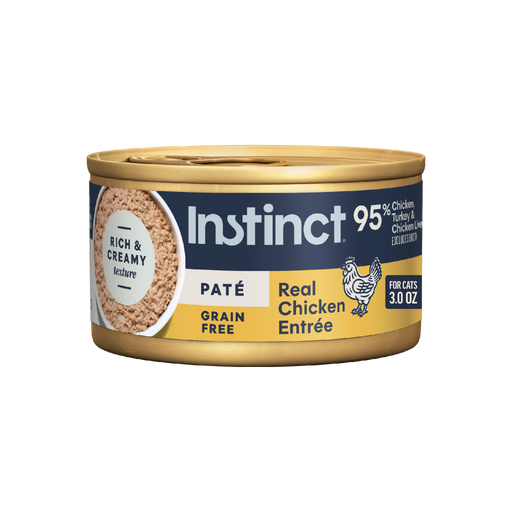 Instinct Original Patés Real Chicken Recipe cat 3 oz. front package