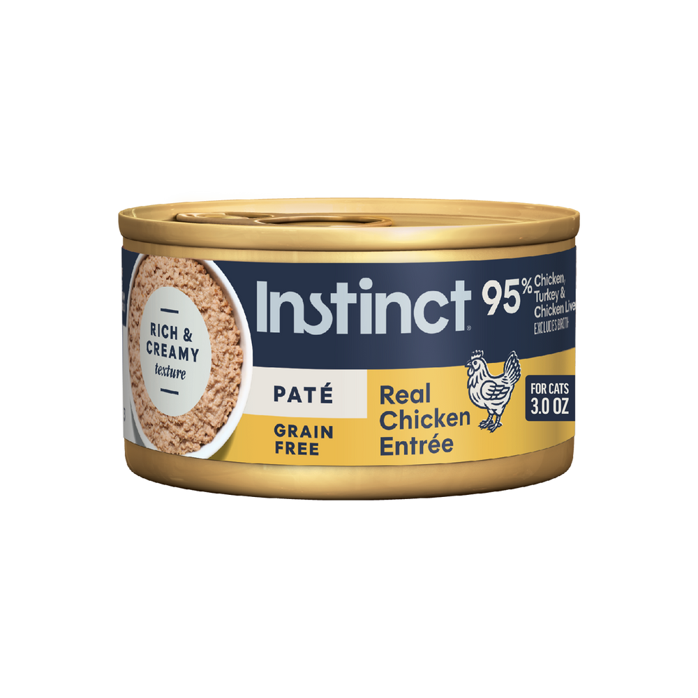 Instinct Original Patés Real Chicken Recipe cat 3 oz. front package