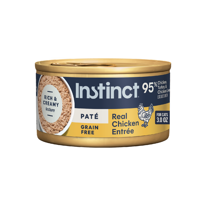 Instinct Original Patés Real Chicken Recipe cat 3 oz. front package