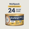 Instinct Original Patés Real Chicken Recipe cat 3 oz. product benefits and recipe information