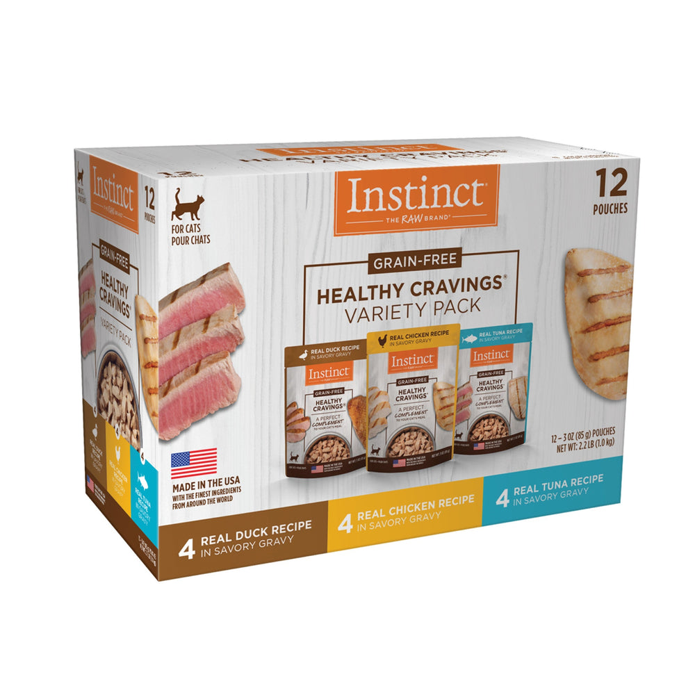 Instinct Healthy Cravings Toppers Variety Pack cat 3 oz. (Pack of 12) front package