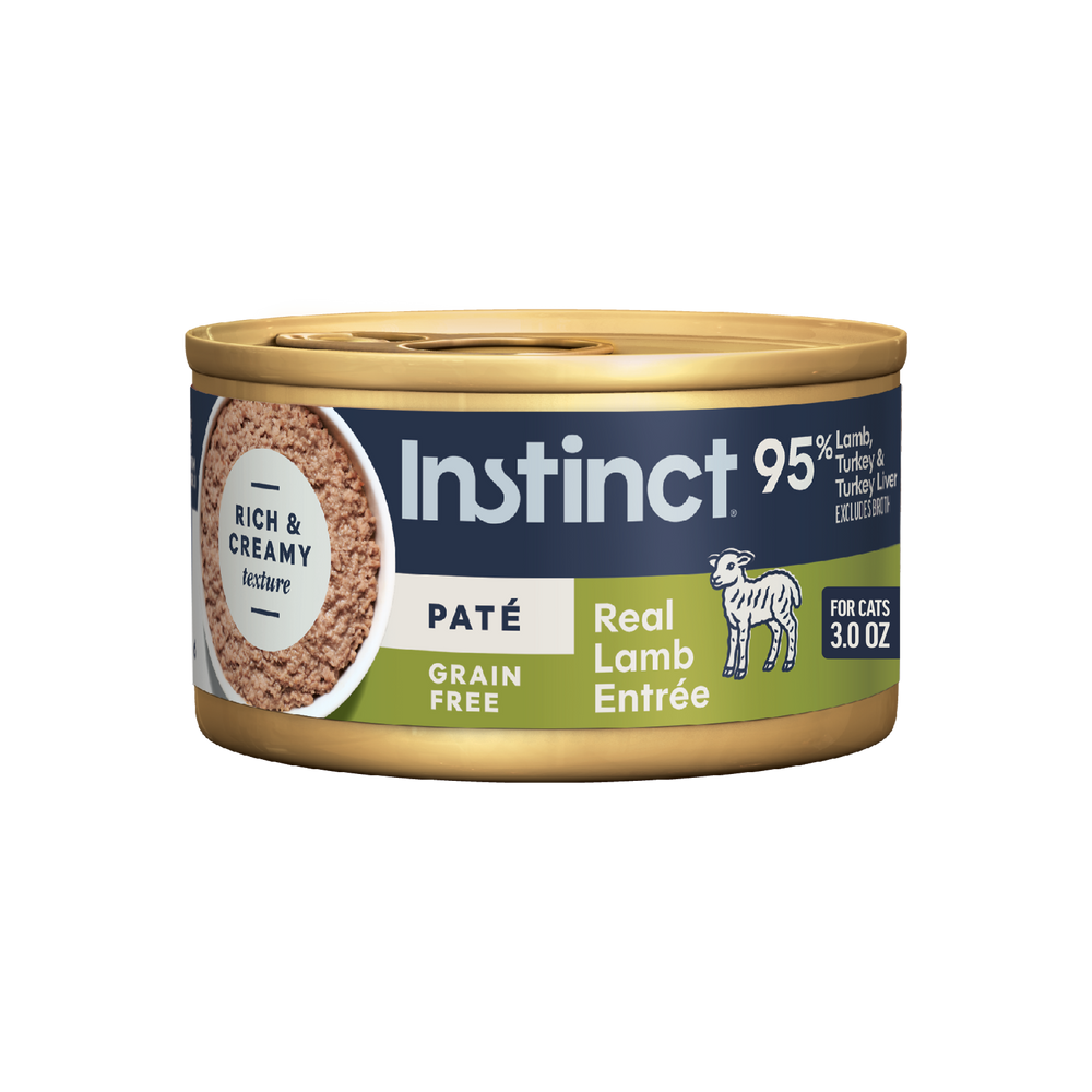Instinct Original Patés Real Lamb Recipe cat 3 oz. front package