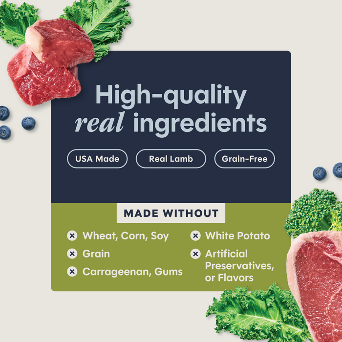 Instinct Original Patés Real Lamb Recipe cat 3 oz. product benefits and recipe information