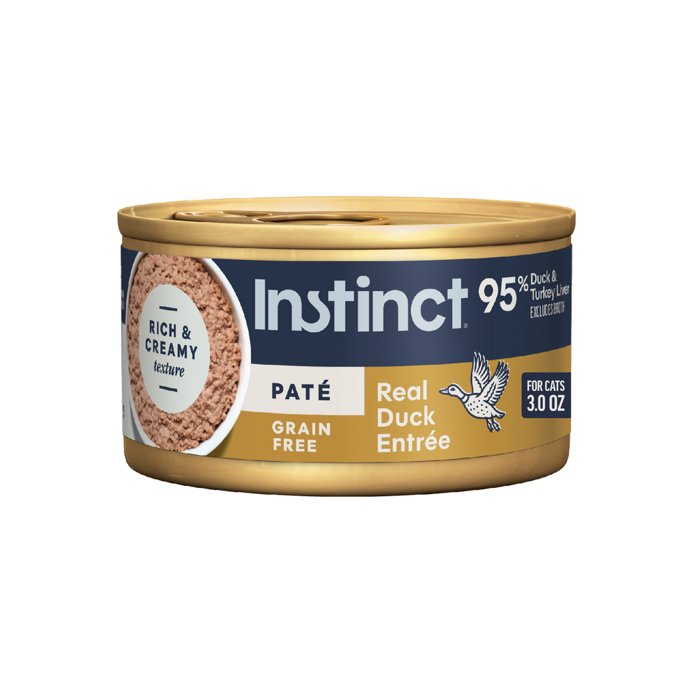 Instinct Original Patés Real Duck Recipe cat 3 oz. front package
