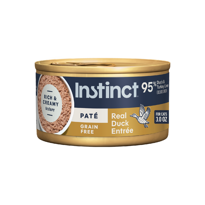 Instinct Original Patés Real Duck Recipe cat 3 oz. front package