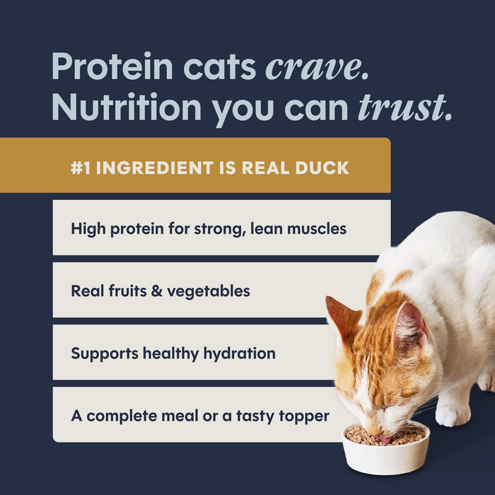 Instinct Original Patés Real Duck Recipe cat 3 oz. product benefits and recipe information