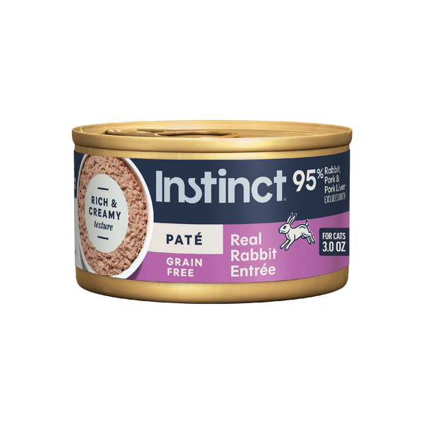 Instinct Original Patés Real Rabbit Recipe cat 3 oz. front package