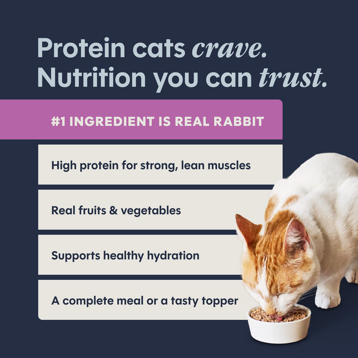 Instinct Original Patés Real Rabbit Recipe cat 3 oz. product benefits and recipe information