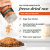 Instinct RawBoost+ Shakers Gut Health Recipe dog 5.5 oz. product benefits and recipe information