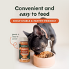 Instinct RawBoost+ Shakers Gut Health Recipe dog 5.5 oz. product benefits and recipe information