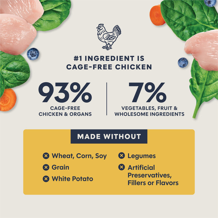 Instinct FreshDried Patés Chicken Recipe cat 13 oz. product benefits and recipe information