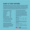 Instinct FreshDried Patés Surf & Turf Recipe cat 13 oz. ingredients, nutrition and feeding label