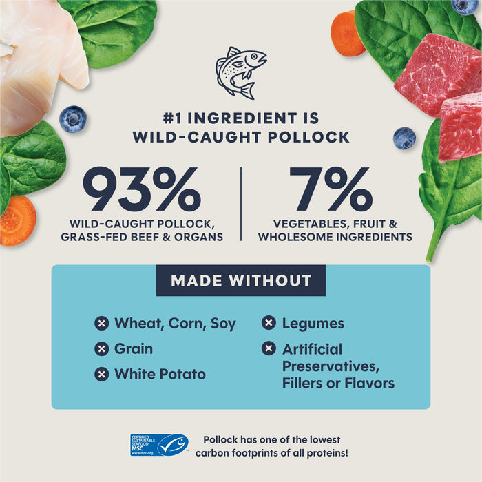Instinct FreshDried Patés Surf & Turf Recipe cat 13 oz. product benefits and recipe information