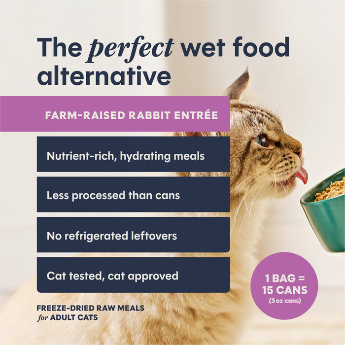 Instinct FreshDried Patés Rabbit Recipe cat 13 oz. product benefits and recipe information