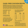 Instinct FreshRaw Patties Cage-Free Chicken Recipe dog 6 lb. ingredients, nutrition and feeding label