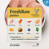 Instinct FreshRaw Patties Cage-Free Chicken Recipe dog 6 lb. product benefits and recipe information