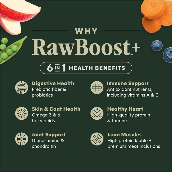 Instinct Raw Boost Dog Food – Raw + Kibble Mix, High Protein, Grain-Free