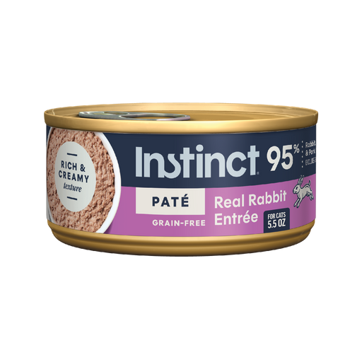 Instinct Original Patés Real Rabbit Recipe cat 5.5 oz. front package