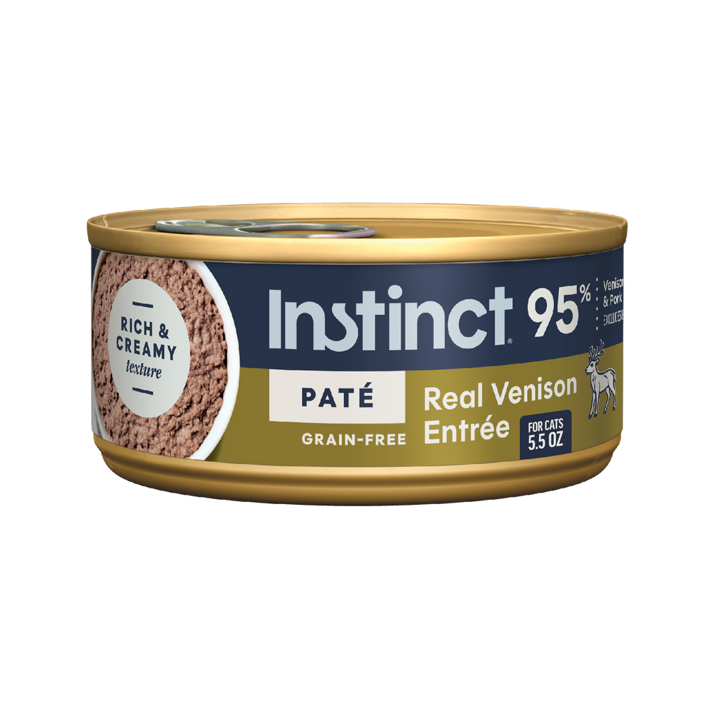Instinct Original Patés Real Venison Recipe cat 5.5 oz. front package