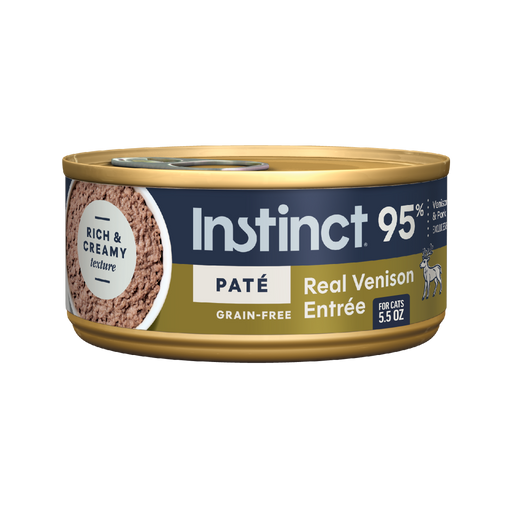 Instinct Original Patés Real Venison Recipe cat 5.5 oz. front package