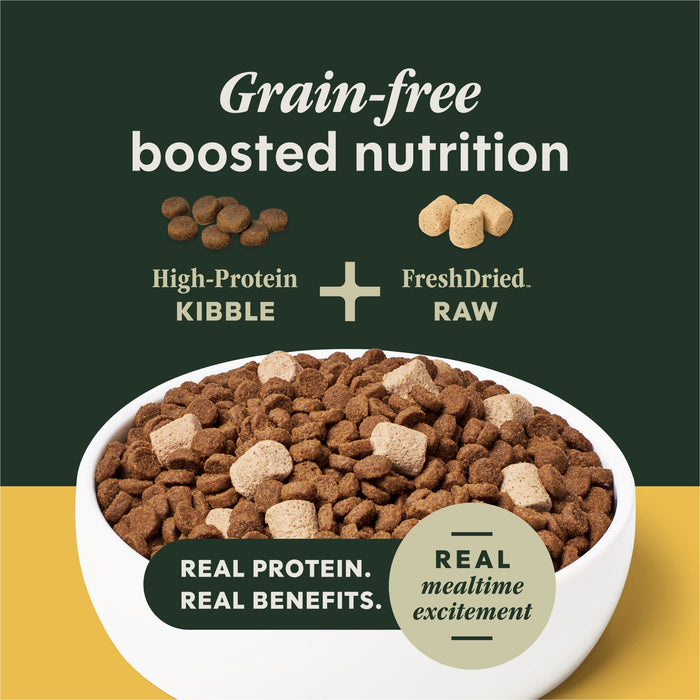 Instinct RawBoost+ Kibble for Small Breed Dogs Real Chicken Recipe dog 10 lb. product benefits and recipe information