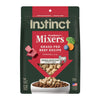 Instinct RawBoost+ Mixers Grass-Fed Beef Recipe dog 14 oz. front package
