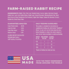 Instinct RawBoost+ Mixers Farm-Raised Rabbit Recipe cat 6 oz. ingredients, nutrition and feeding label