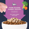 Instinct RawBoost+ Mixers Farm-Raised Rabbit Recipe cat 6 oz. product benefits and recipe information