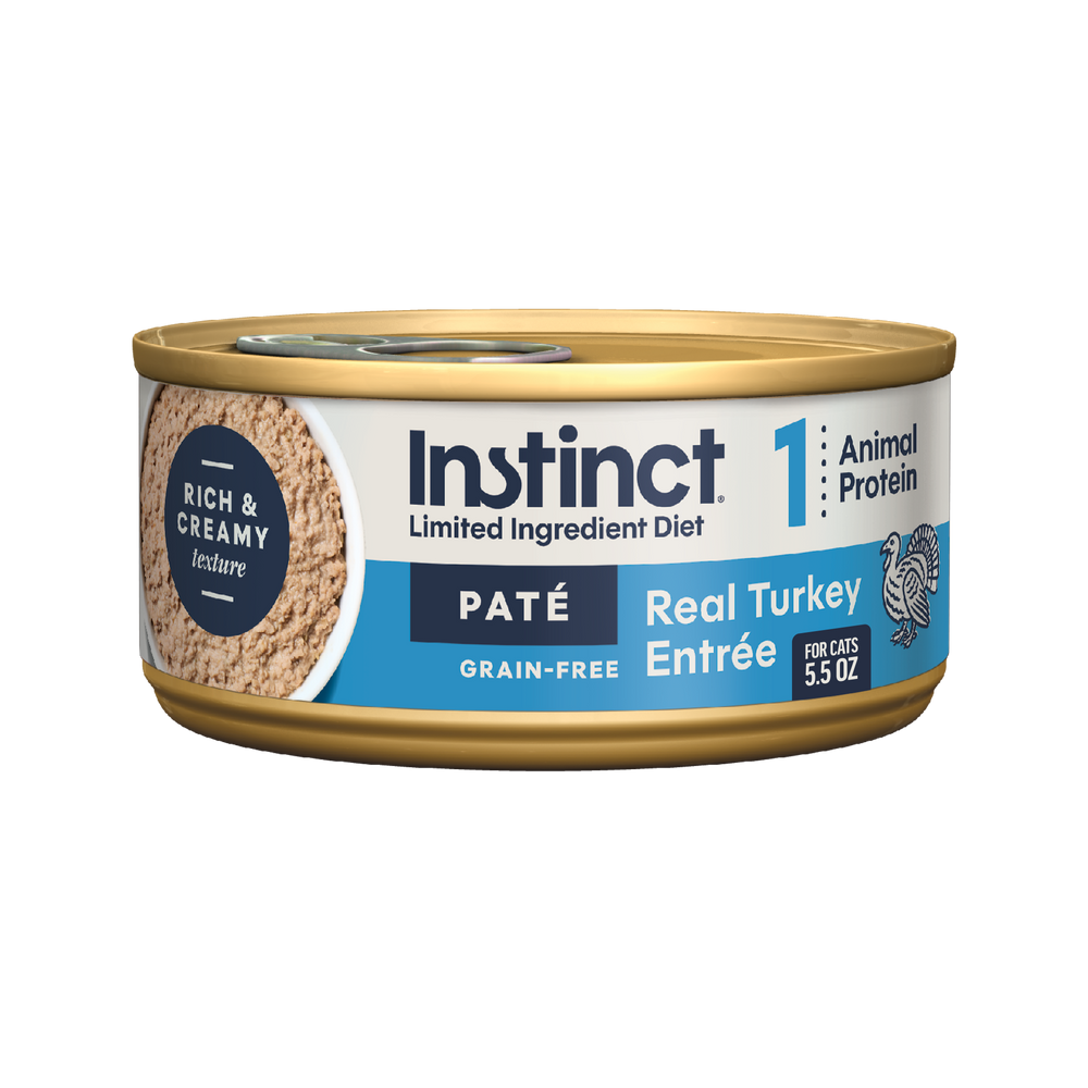 Instinct Limited Ingredient Diet Patés Real Turkey Recipe cat 5.5 oz. front package