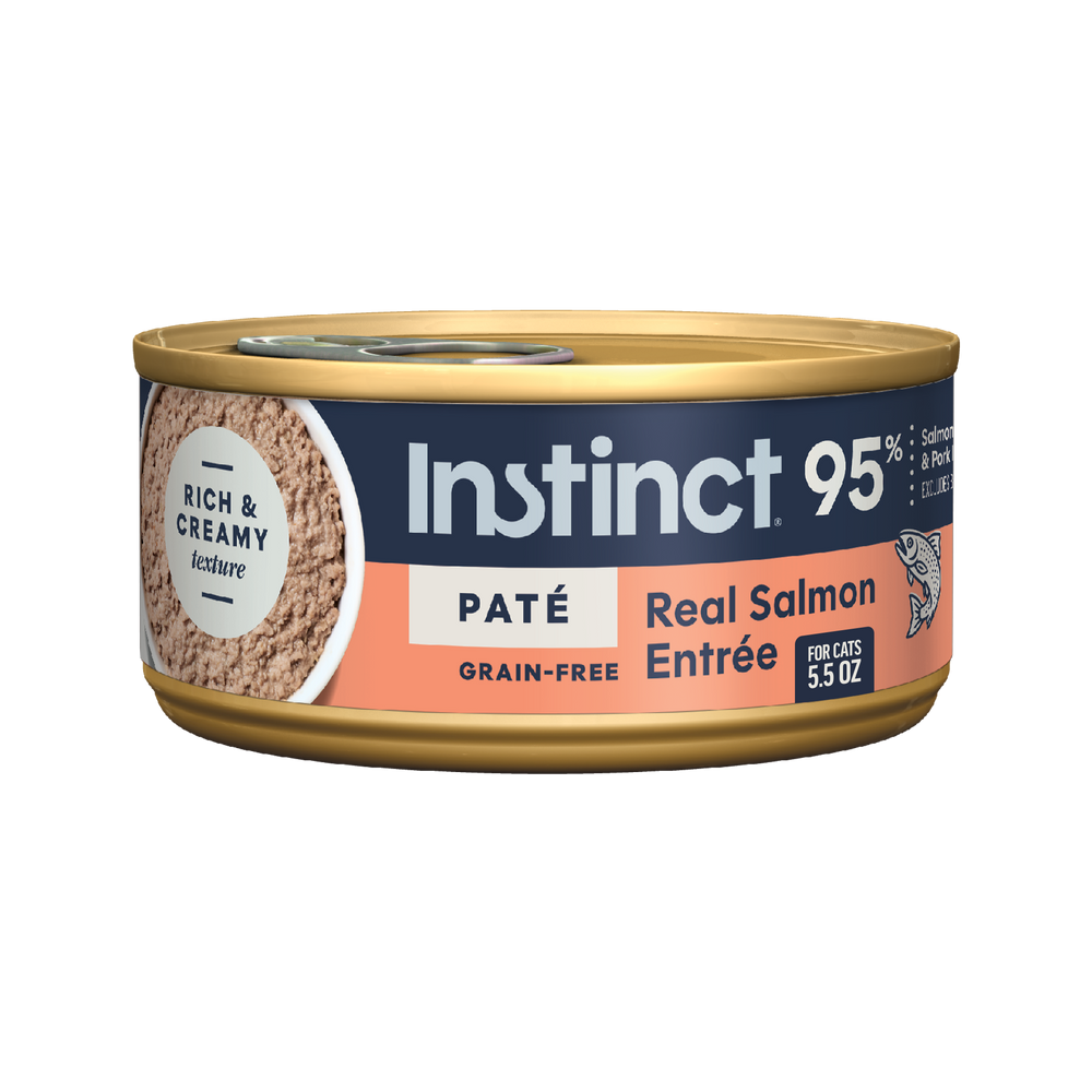 Instinct Original Patés Real Salmon Recipe cat 5.5 oz. front package