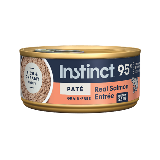 Instinct Original Patés Real Salmon Recipe cat 5.5 oz. front package