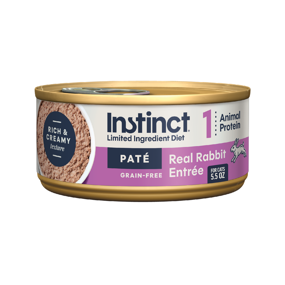 Instinct Limited Ingredient Diet Patés Real Rabbit Recipe cat 5.5 oz. front package
