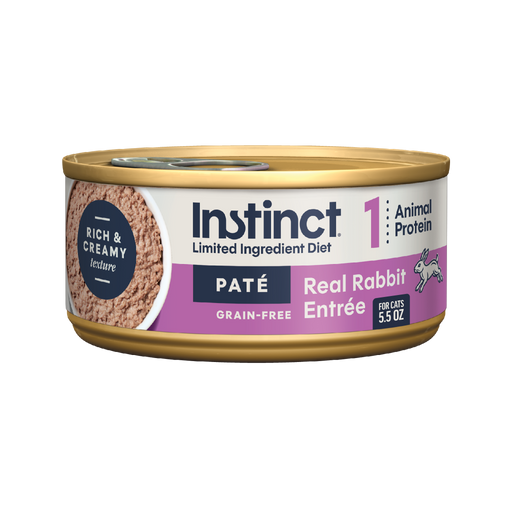 Instinct Limited Ingredient Diet Patés Real Rabbit Recipe cat 5.5 oz. front package