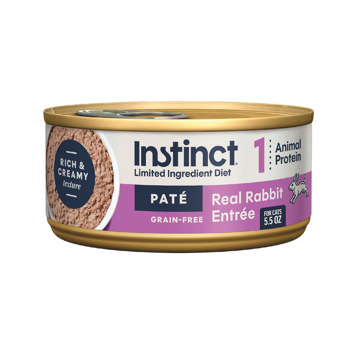 Instinct Limited Ingredient Diet Patés Real Rabbit Recipe cat 5.5 oz. front package