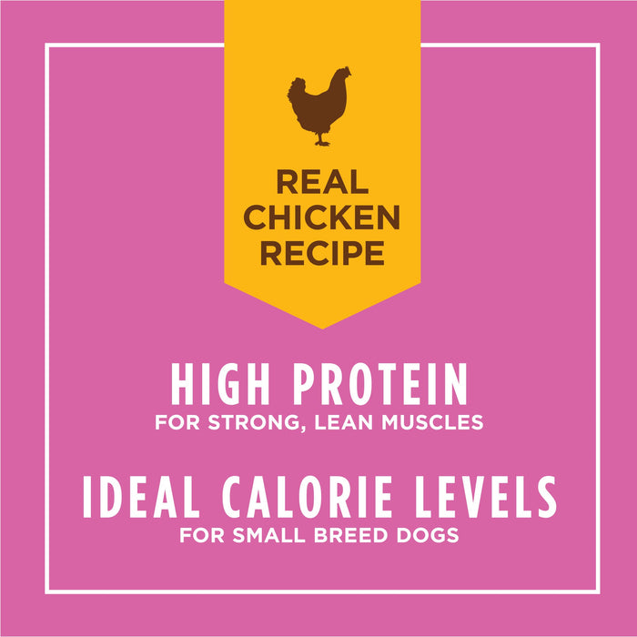 Instinct Original Wet Food for Small Breed Dogs Real Chicken Recipe dog 5.5 oz. product benefits and recipe information