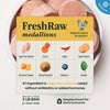 Instinct FreshRaw Medallions Cage-Free Chicken Recipe dog 3 lb. product benefits and recipe information