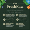 Instinct FreshRaw Medallions Cage-Free Chicken Recipe dog 3 lb. product benefits and recipe information
