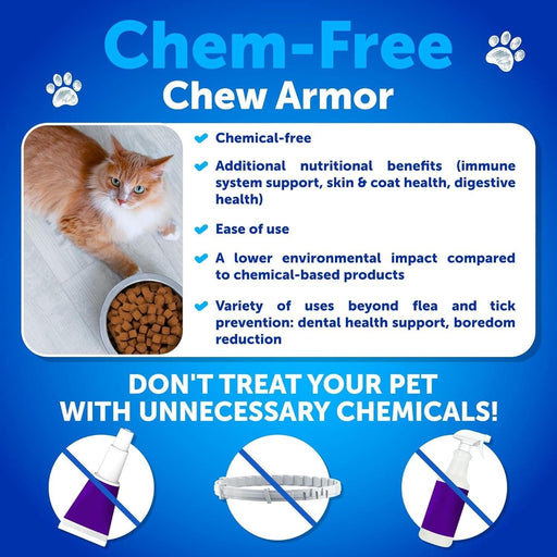 Artullano Flea & Tick Soft Chews for Cats, Chicken Flavor, 135 Count