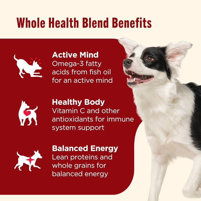 Nutrish Dry Dog Food, Real Beef, Pea & Brown Rice Recipe Whole Health Blend for Adult Dogs (Rachael Ray)