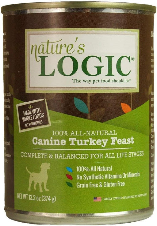 Nature's Logic Canine Turkey Feast All Life Stages Grain-Free Canned Dog Food