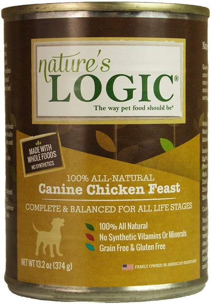 Nature's Logic Canine Chicken Feast All Life Stages Grain-Free Canned Dog Food